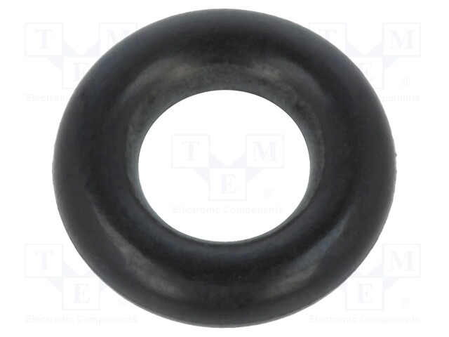 O-ring gasket; NBR; D: 3mm; Øint: 6mm; black; -30÷100°C