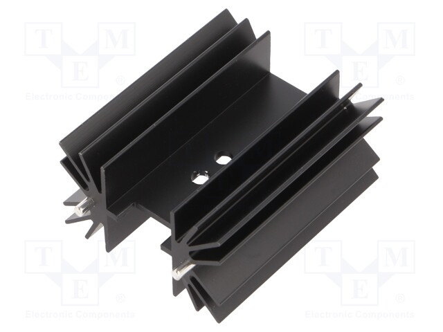 Heat Sink, Square, PCB, Black Anodized, 3.4 °C/W, TO-220, 25 mm, 50.8 mm, 41.6 mm