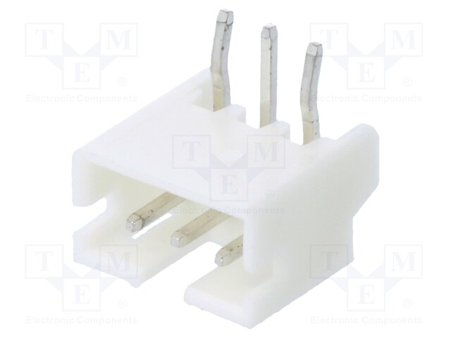 Socket; wire-board; male; 2mm; PIN: 3; THT; 100V; 2A; tinned; -25÷85°C