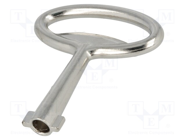 Key; zinc and aluminium alloy; nickel; Kind of insert bolt: D5