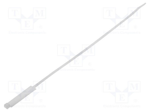 Cable tie; with label; L: 390mm; W: 4.7mm; polyamide; 225N; natural