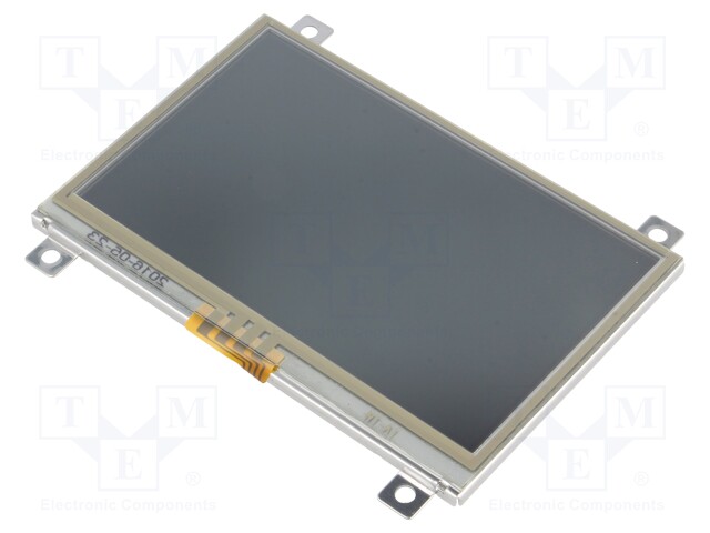 Display: TFT; 4.3"; 480x272; Illumin: LED; Dim: 105.5x69.6x8.5mm