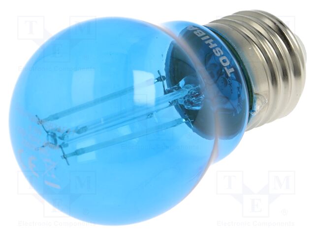 LED lamp; blue; E27; 230VAC; 470lm; 4.5W; 270°