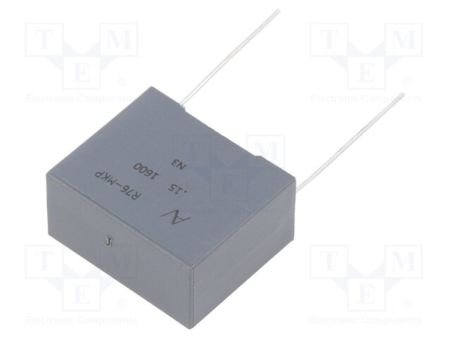 Capacitor: polypropylene; 0.15uF; ESR: 15.92mΩ; THT; ±5%; -55÷110°C