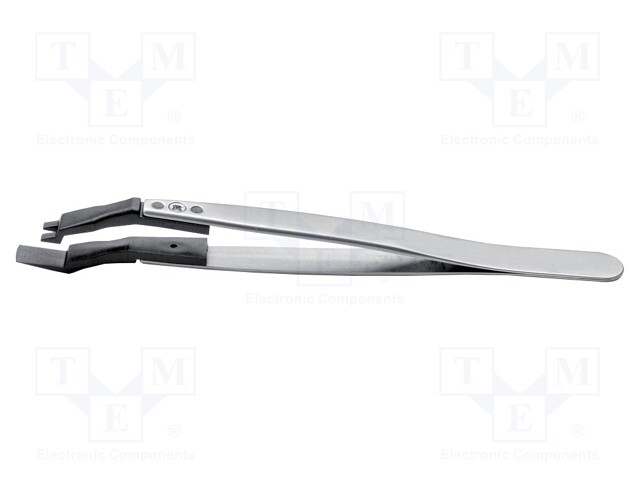 Tweezers; replaceable tips; Tweezers len: 130mm; ESD