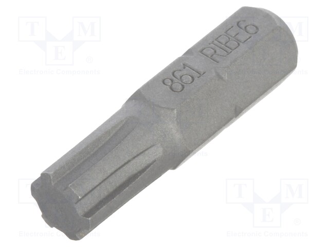 Screwdriver bit; RIBE®; RIBE® M6; Overall len: 25mm