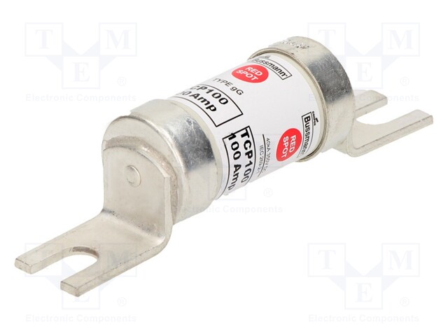 Fuse: fuse; 100A; 690VAC; 460VDC; ceramic,industrial; 26x111mm