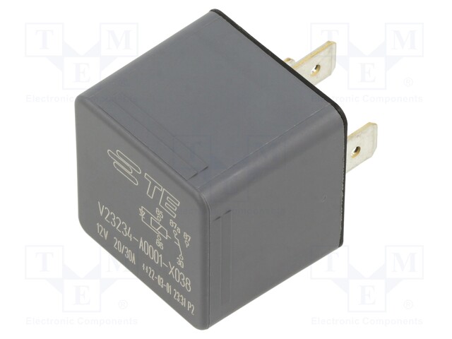 Relay: electromagnetic; SPDT; Ucoil: 12VDC; 50A; automotive; 85Ω