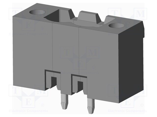 Connector: pluggable terminal block; socket; male; on PCBs