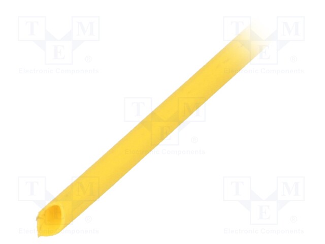 Heat shrink sleeve; thin walled,flexible; 2: 1; 1.2mm; yellow