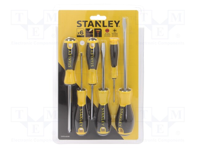 Kit: screwdrivers; Pcs: 6; Phillips,slot; Series: Essential