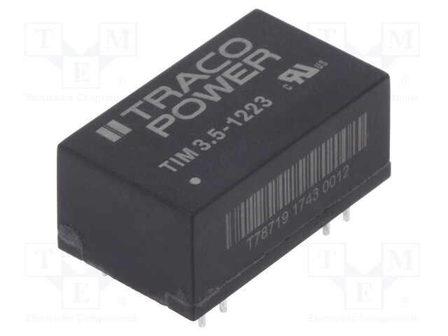 Converter: DC/DC; 3.5W; Uin: 9÷18V; Uout: 15VDC; Uout2: -15VDC; DIP16