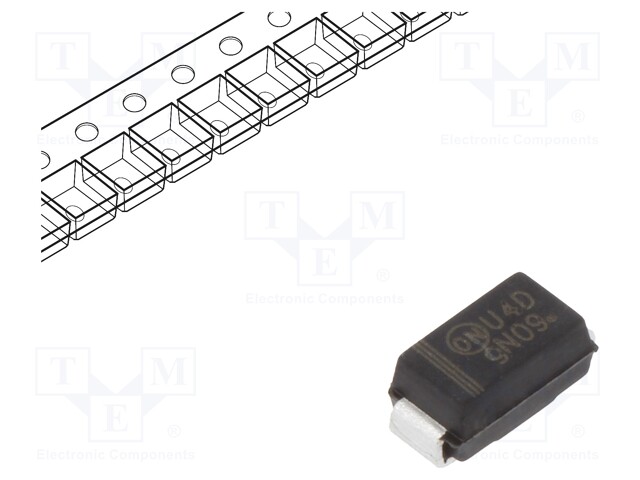 Diode: rectifying; SMD; 200V; 1A; 35ns; Package: reel,tape; SMA