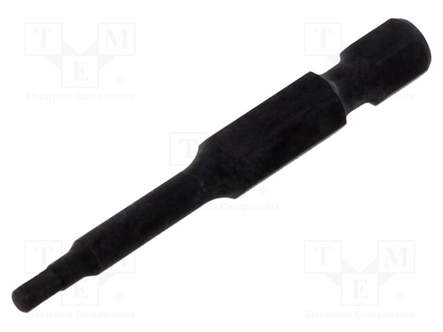 Screwdriver bit; hex key; HEX 2,5mm; Overall len: 50mm