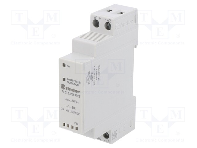 Solid State Relay, SPST-NO, 2.5 A, 36 VDC, DIN Rail, Screw, DC Switch