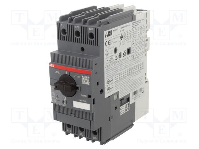 Motor breaker; 45kW; 208÷690VAC; for DIN rail mounting; IP20