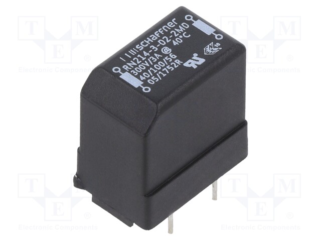 Inductor: wire with current compensation; THT; 2mH; 3A; 52mΩ