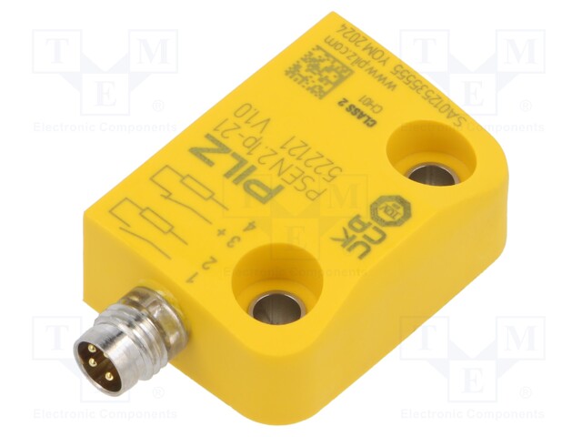 Safety switch: magnetic; NC + NO; IP67; Electr.connect: M8; 24VDC