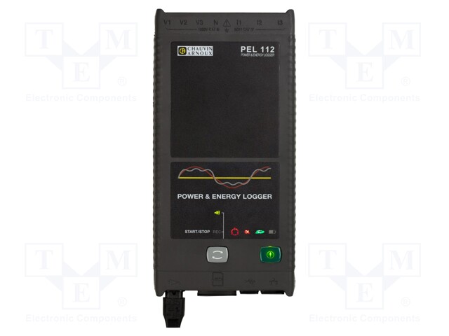 Meter: power logger; VAC: 10÷1000V; VDC: 100÷1000V; I DC: 50mA÷5kA