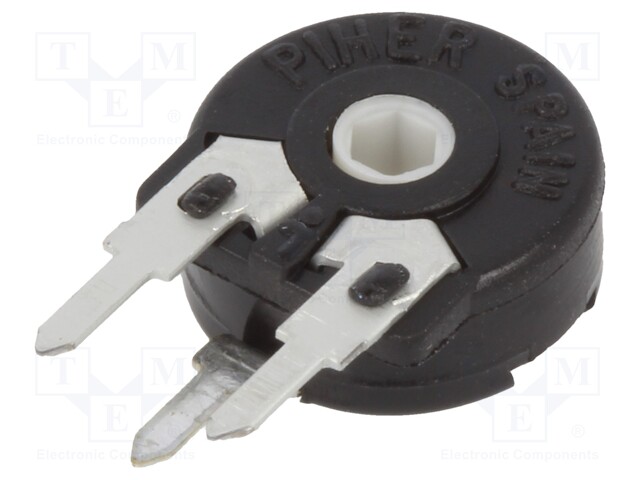 Potentiometer: mounting; 10kΩ; 150mW; ±20%; linear; PT10MH; carbon