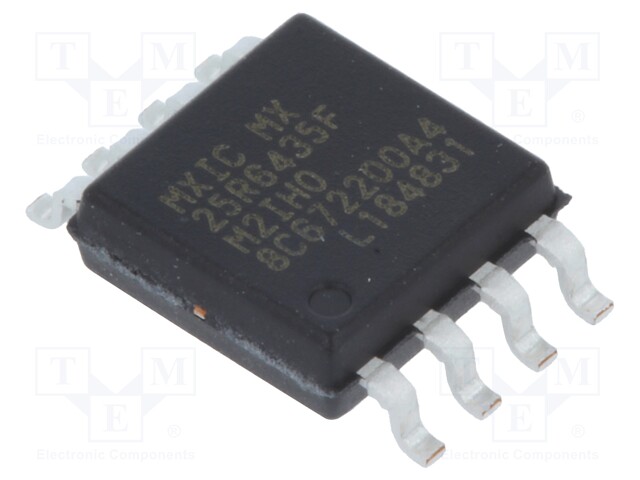 FLASH memory; NOR Flash; 64Mbit; 80MHz; 1.65÷3.6V; SOP8; serial