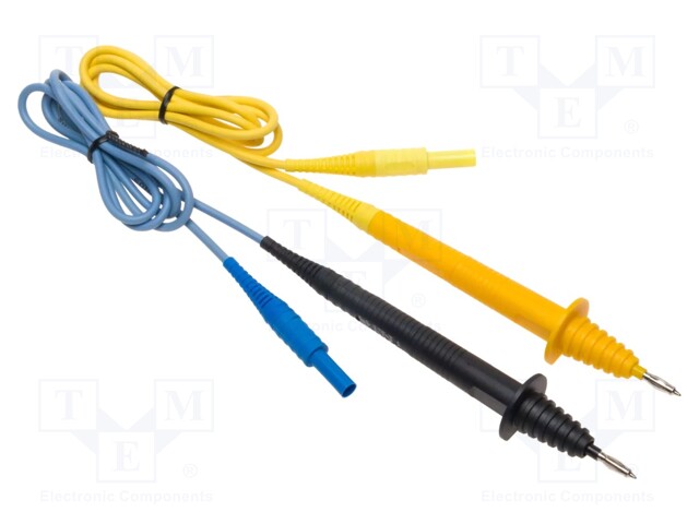 Test leads; banana plug 4mm; 1set