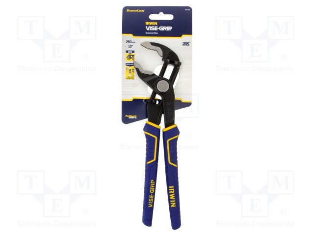 Pliers; adjustable; Pliers len: 250mm; Max jaw capacity: 57mm