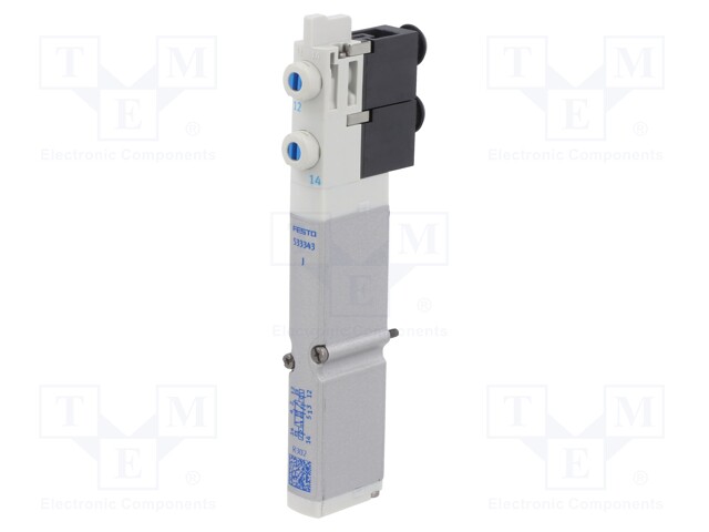 Electromagnetic valve; 5/2 bistable; Pressure: -0.9÷10bar; IP65