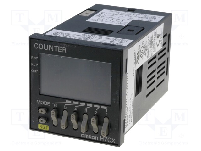 Counter: electronical; 2x LCD; pulses; -99999÷999999; SPDT; PIN: 11