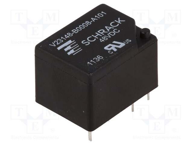 Relay: electromagnetic; SPDT; Ucoil: 48VDC; 7A/250VAC; 7A/24VDC; 7A