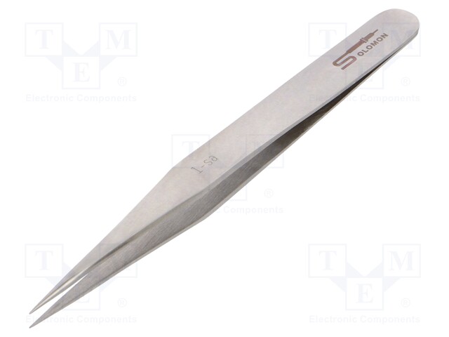 Tweezers; 115mm; Blades: straight,narrow; Blade tip shape: sharp