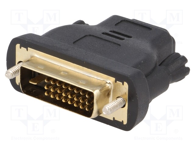 Adapter; DVI-D (24+1) plug,HDMI socket