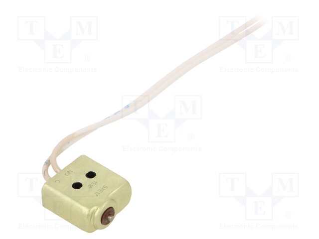 Microswitch SNAP ACTION; without lever; SPST; 7A/28VDC; OFF-(ON)