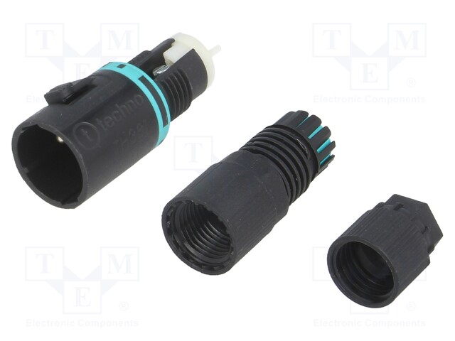 Connector: AC supply; screw terminal; male; TH381; 7÷8mm; 400V