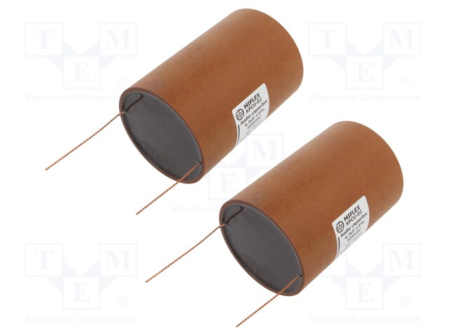 Capacitor: copper-polypropylene-paper; 4.7uF; 600VDC; ±5%; 0.0035