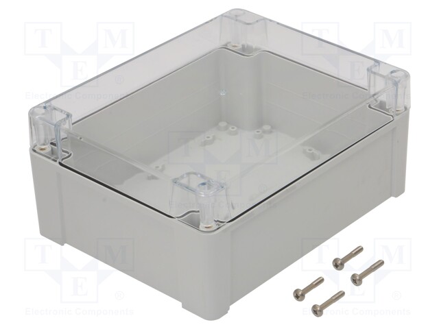 Enclosure: multipurpose; X: 190mm; Y: 240mm; Z: 105mm; ZP; ABS; IP67