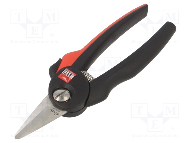 Scissors; universal; L: 140mm; ergonomic handle; Cut length: 31mm