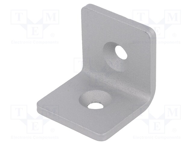 Angle bracket; for profiles; W: 45mm; H: 45mm; L: 45mm; steel