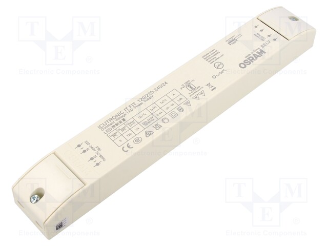 Power supply: switched-mode; LED; 120W; 24VDC; 220÷240VAC; IP20