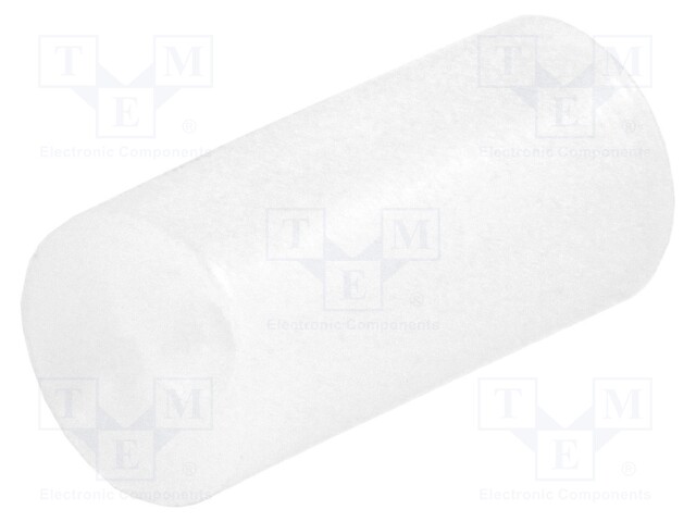 Spacer sleeve; LED; Øout: 5mm; ØLED: 5mm; L: 10mm; natural; UL94V-2