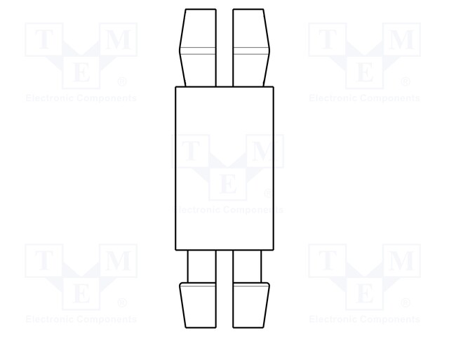 PCB distance; polyamide; L: 10.5mm; UL94V-2