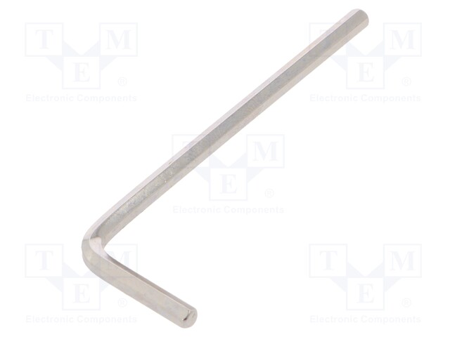 Key; hexagon keys; HEX 3mm; Overall len: 64mm; Plating: nickel