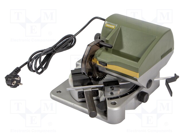 Circular saw table; 6000rpm; 200W; Power supply: 230VAC 50/60Hz