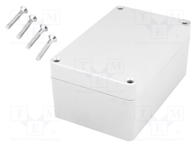 Enclosure: multipurpose; X: 80mm; Y: 125mm; Z: 57mm; aluminium; IP67