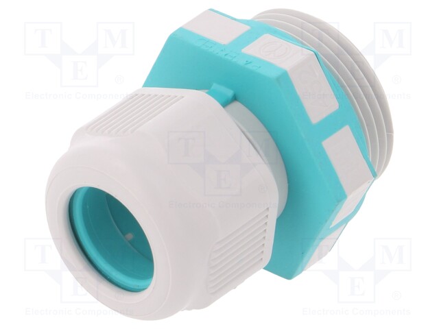 Cable gland; M25; IP68; Mat: polyamide; grey; UL94V-2