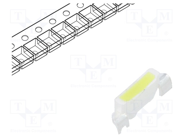 LED; SMD; 4008; white cold; 1400÷2000mcd; 8000-18000K; 120°; 20mA