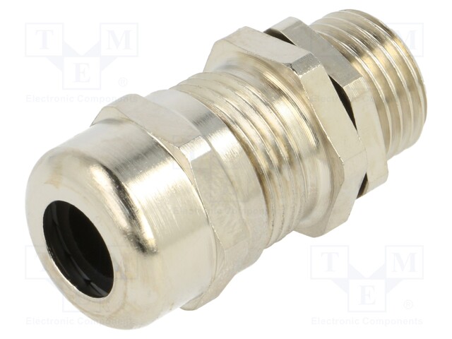 Cable gland; with long thread; M16; 1.5; IP68; Mat: brass; Entrelec