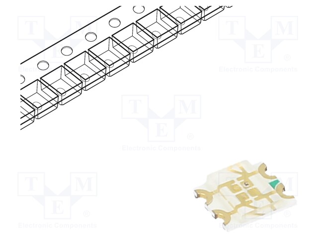 LED; SMD; 1206; RGB; 3.2x2.7x0.7mm; 140°; 1.8÷2.4/2.8÷3.4/2.8÷3.4V