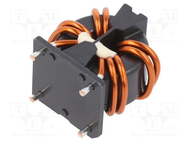 Inductor: wire with current compensation; THT; 600uH; 1.39mΩ