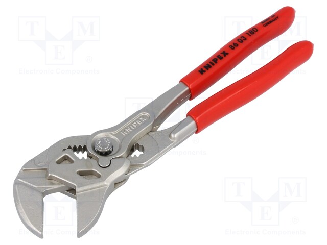 Pliers; universal wrench; 180mm; chrome-vanadium steel